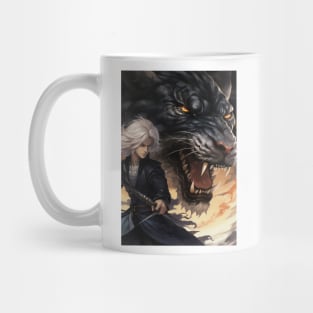 Dark Fantasy Anime Tiger Mug